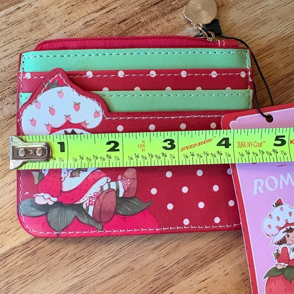 NWT~ ROMWE Strawberry Shortcake Kids/ Women Small Card Wallet 🍓 - Picture 9 of 11